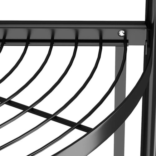 2x 4 Tier Steel Corner Stand Multi-Functional Shelves Portable Storage Organizer - Image 8