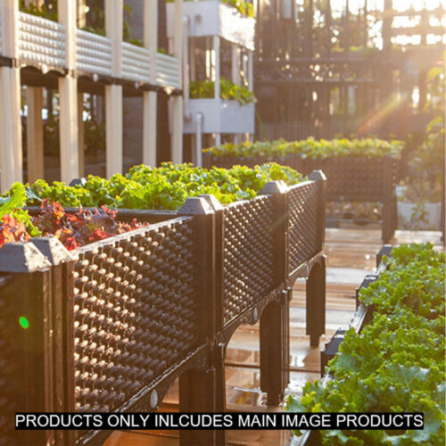 120cm Raised Planter Box Vegetable Herb Flower Outdoor Plastic Plants Garden Bed Deepen - Image 2