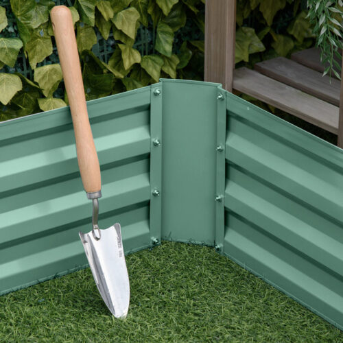2x 60cm Hexagon Shape Galvanised Raised Garden Bed Vegetable Herb Flower Outdoor Planter Box - Image 7