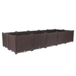 200cm Raised Planter Box Vegetable Herb Flower Outdoor Plastic Plants Garden Bed Deepen