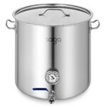 Stainless Steel Brewery Pot 50L with Beer Valve 40*40cm