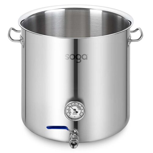 Stainless Steel 98L No Lid Brewery Pot with Beer Valve 50*50cm