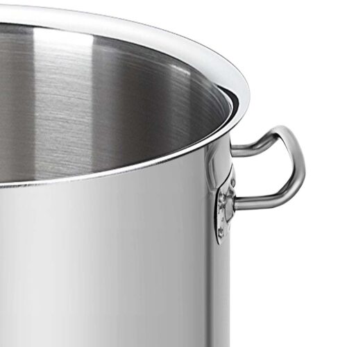 Stainless Steel 130L No Lid Brewery Pot with Beer Valve 55*55cm - Image 3