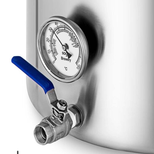 Stainless Steel 130L No Lid Brewery Pot with Beer Valve 55*55cm - Image 6