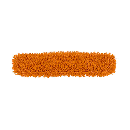 80x12 Orange Microfiber Flat Mop Floor Cleaning Pads Rotating Dust Remover