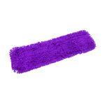 90x22 Purple Microfiber Flat Mop Floor Cleaning Pads Rotating Dust Remover