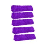 5X 90x22 Purple Microfiber Flat Mop Floor Cleaning Pads Rotating Dust Remover
