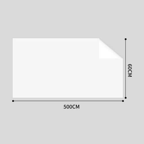 2x 60cmx500cm Clear Dry Erase Adhesive Whiteboard Wall Surface Peel Sticker Sheet - Image 4