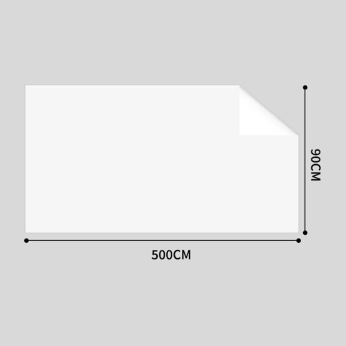 2x 90cmx500cm Clear Dry Erase Adhesive Whiteboard Wall Surface Peel Sticker Sheet - Image 4