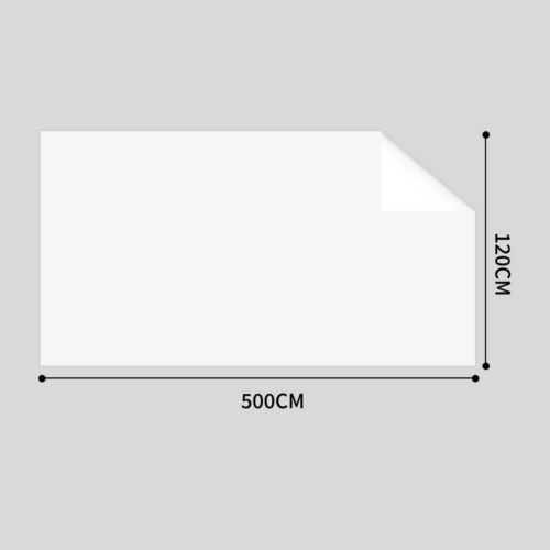 2x 120cmx500cm Clear Dry Erase Adhesive Whiteboard Wall Surface Peel Sticker Sheet - Image 4