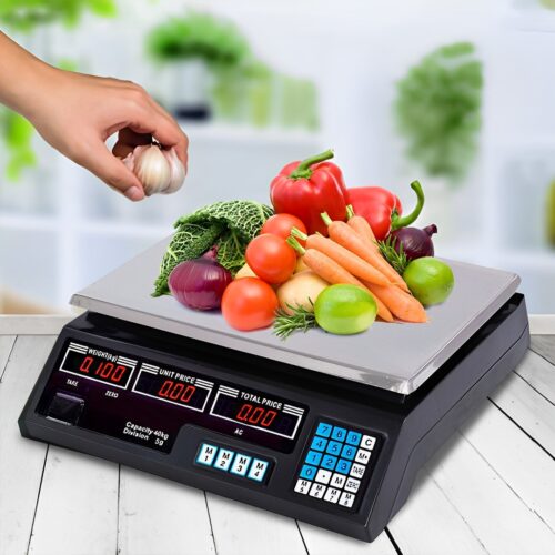 Digital Commercial Kitchen Scales Shop Electronic Weight Scale Food 40kg/5g - Image 4