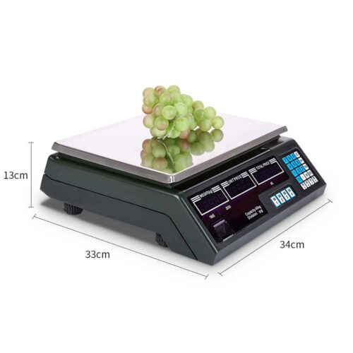 Digital Commercial Kitchen Scales Shop Electronic Weight Scale Food 40kg/5g - Image 6