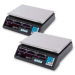 2x Digital Commercial Kitchen Scales Shop Electronic Weight Scale Food 40kg/5g