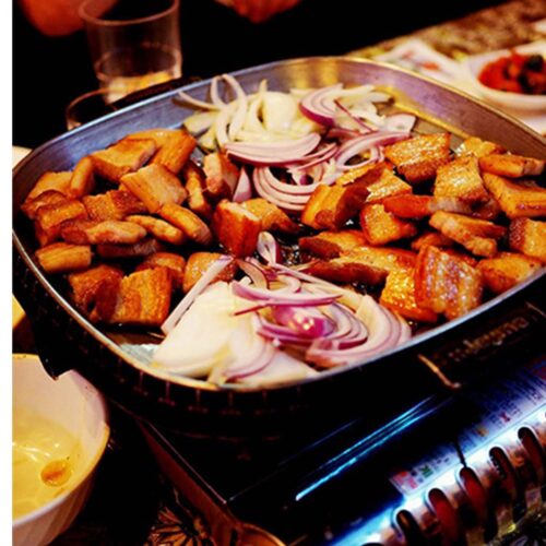 Portable Korean BBQ Butane Gas Stove Stone Grill Plate Non Stick Coated Square - Image 9