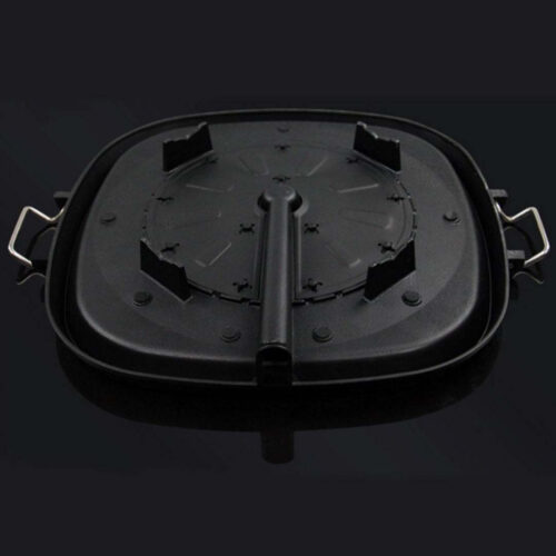 2x Portable Korean BBQ Butane Gas Stove Stone Grill Plate Non Stick Coated Square - Image 3