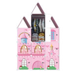 10 Cubes DIY Castle Print Portable Wardrobe Divide-Grid Modular Storage Organiser Folding Closet