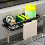 34cm Kitchen Sink Storage Organiser Shelf Rack