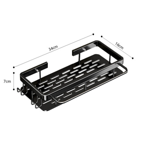 34cm Kitchen Sink Storage Organiser Shelf Rack - Image 6