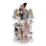 360 Degree Rotating Makeup Organiser Cosmetics Holder Display Stand Decor