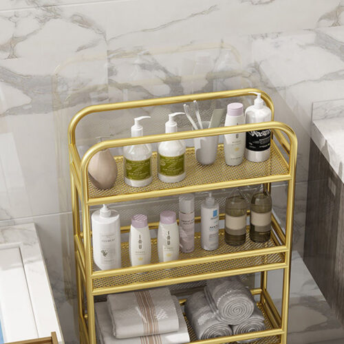 3 Tier Bathroom Shelf Storage Display Rack Organiser - Image 4