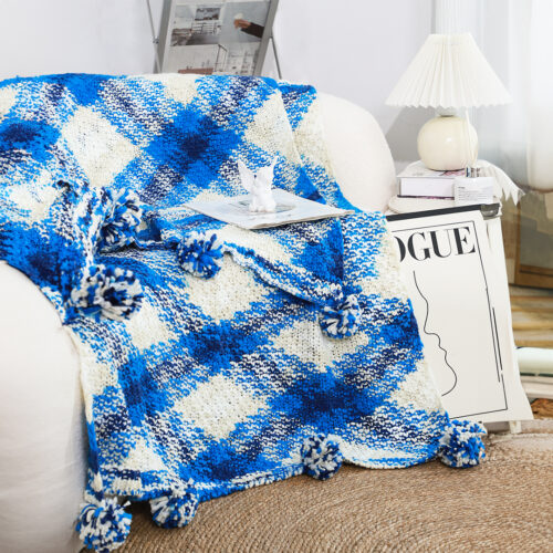90x200cm Throw Blanket Blue Deep Sea Gradient Dyed Art Decorative Cozy
