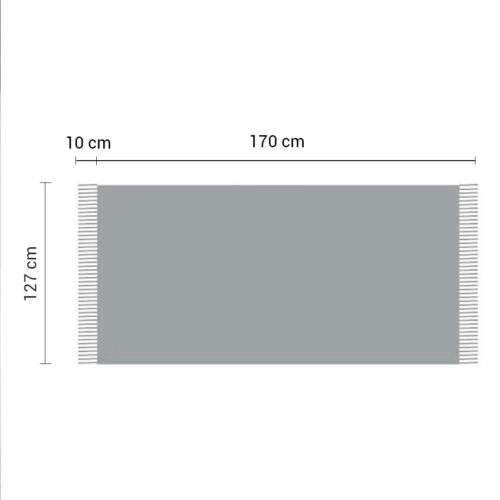 2x Beige Diamond Pattern Knitted Throw Blanket Warm Woven Couch Bed Sofa Decor with Tassels - Image 3