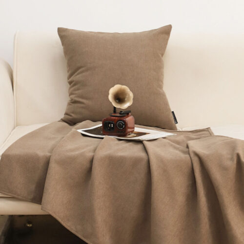 1.5m Bed Light Brown Vintage Scarf Runner Bedding Tail Pad Flag For Home Hotel Set of 3 - Image 6