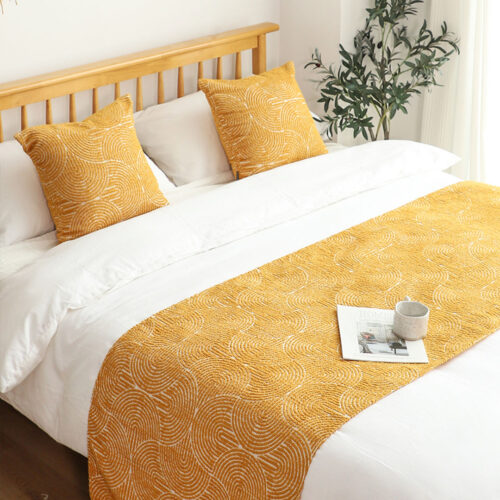 1.5m Bec 3D Arched Bed Banner Vintage Scarf Runner Bedding Tail Pad Flag Set of 3 - Image 2