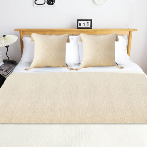 1.5m Bed Vintage Scarf Runner Bedding Tail Pad Flag For Home Hotel Set of 3 - Image 3