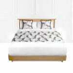 1.8m Bed Light Luxury Zebra Vintage Bed Scarf Runner Bedding Tail Pad Flag For Home Hotel Set of 3