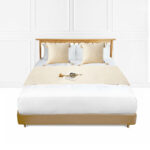 1.8m Bed Vintage Scarf Runner Bedding Tail Pad Flag For Home Hotel Set of 3