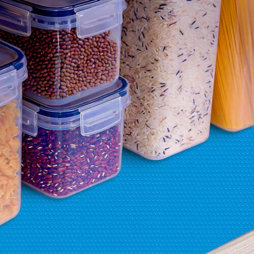 40x300cm Blue Kitchen Shelf Drawer Cabinet Multi Use Liner Non Slip Mat - Image 3