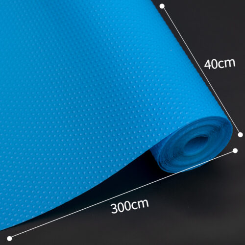 40x300cm Blue Kitchen Shelf Drawer Cabinet Multi Use Liner Non Slip Mat - Image 6