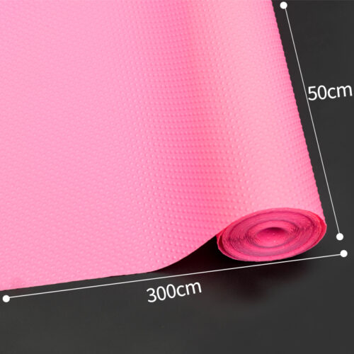 50x300cm Pink Kitchen Shelf Drawer Cabinet Multi Use Liner Non Slip Mat - Image 6