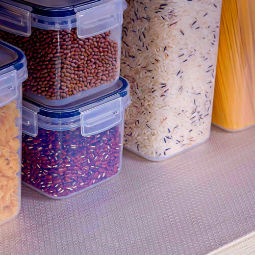 4x 60x300cm Transparent Kitchen Drawer Cabinet Multi Use Liner Non Slip Mat - Image 4