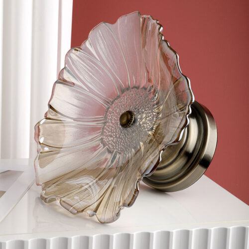 Bronze Tulip Crystal Glass Fruit Bowl Candy Holder Countertop Dessert Serving Basket Decor - Image 5