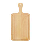 30cm Rectangle Premium Wooden Oak Food Serving Tray Charcuterie Board Paddle Decor