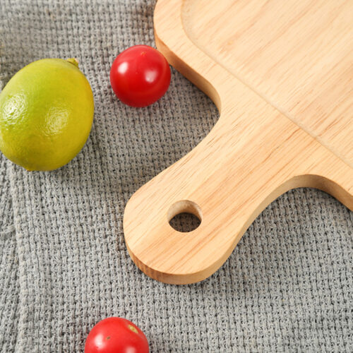 35cm Rectangle Premium Wooden Oak Food Serving Tray Charcuterie Board Paddle Decor - Image 4