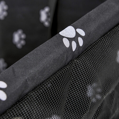 Waterproof Pet Booster Car Seat Breathable Mesh Safety Travel Portable Dog Carrier Bag Black - Image 8