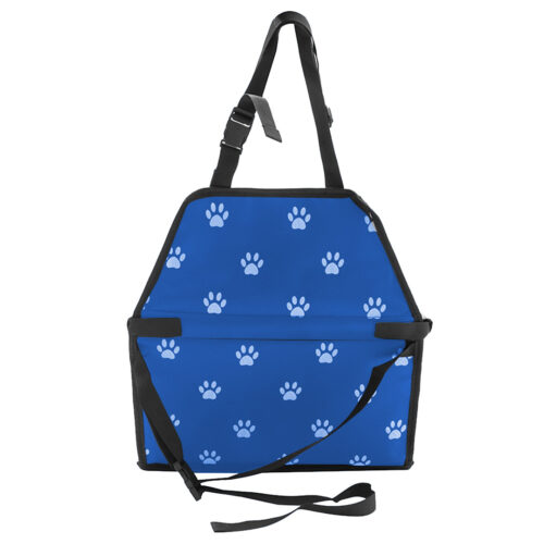 Waterproof Pet Booster Car Seat Breathable Mesh Safety Travel Portable Dog Carrier Bag Blue - Image 3