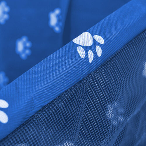 Waterproof Pet Booster Car Seat Breathable Mesh Safety Travel Portable Dog Carrier Bag Blue - Image 8