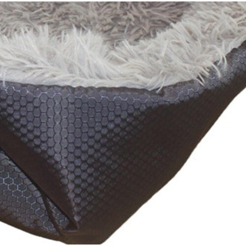 2x Black Dual-purpose Cushion Nest Cat Dog Bed Warm Plush Kennel Mat Pet Home Travels - Image 7