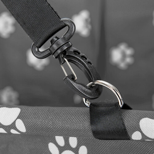 2x Waterproof Pet Booster Car Seat Breathable Mesh Safety Travel Portable Dog Carrier Bag Grey - Image 8