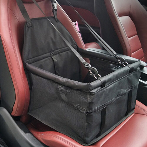 2x Waterproof Pet Booster Car Seat Breathable Mesh Safety Travel Portable Dog Carrier Bag - Image 8