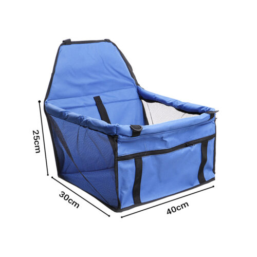 2x Waterproof Pet Booster Car Seat Breathable Mesh Safety Travel Portable Dog Carrier Bag - Image 2