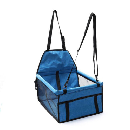 2x Waterproof Pet Booster Car Seat Breathable Mesh Safety Travel Portable Dog Carrier Bag - Image 6