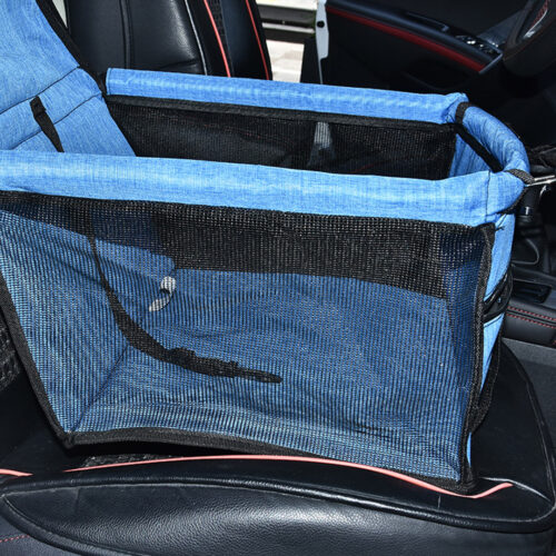 2x Waterproof Pet Booster Car Seat Breathable Mesh Safety Travel Portable Dog Carrier Bag - Image 7