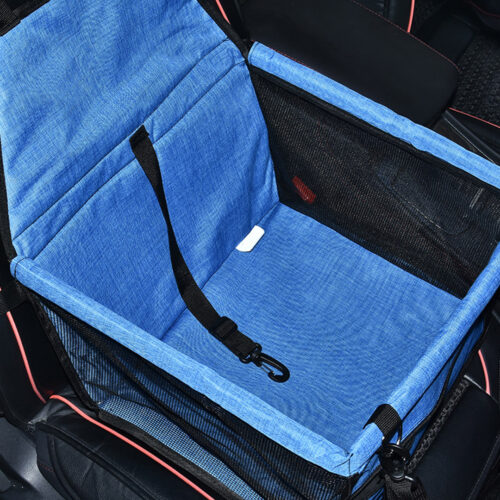 2x Waterproof Pet Booster Car Seat Breathable Mesh Safety Travel Portable Dog Carrier Bag - Image 8