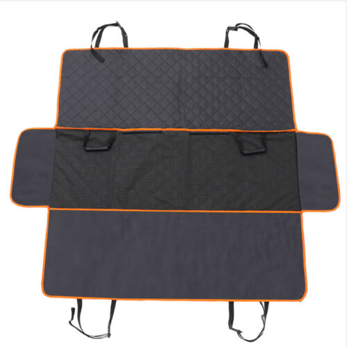 2x 600D Oxford Cloth Waterproof Dog Car Cover Back Seat Protector Hammock Pet Mat Black - Image 3