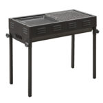 66cm Portable Folding Thick Box Charcoal Grill for Outdoor BBQ Camping